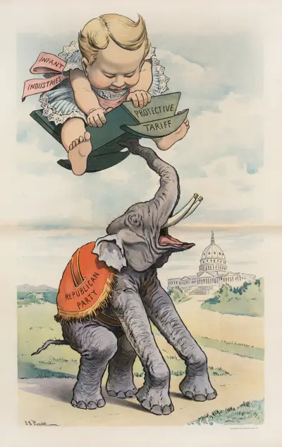 Republikanernas elefant och hans växande börda av John Samuel Pughe