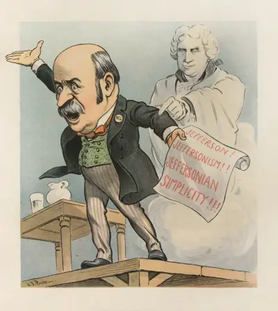 Jeffersons skugga protesterar av John Samuel Pughe
