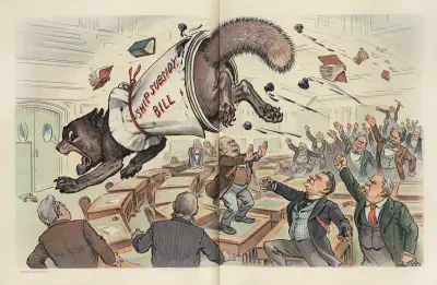 This cat escapes the Senate with a few of its nine lives left; – will it lose them in the House av John Samuel Pughe