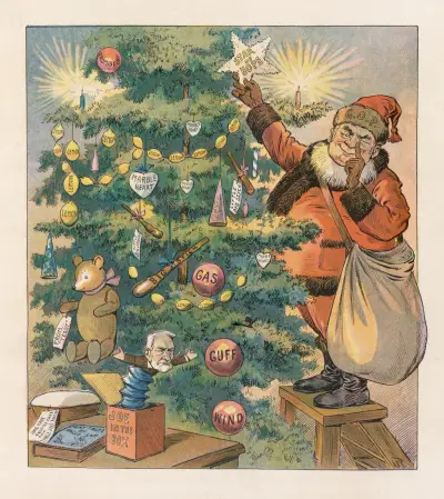 Trimming the Filipino’s Christmas tree av John Samuel Pughe