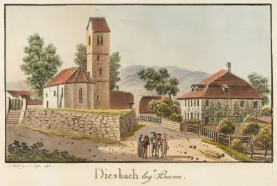 Diesbach bey Buren av Jakob Samuel Weibel