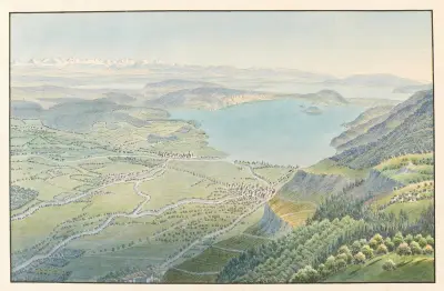 Gegend v. Biel u. Nidau av Jakob Samuel Weibel