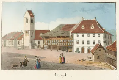 Huttwyl av Jakob Samuel Weibel