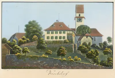 Kirchdorf av Jakob Samuel Weibel
