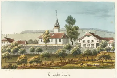 Kirchlindach av Jakob Samuel Weibel
