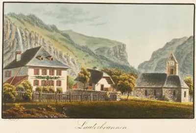 Lauterbrunnen av Jakob Samuel Weibel