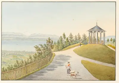 Pavillon du Signal de Bougy av Jakob Samuel Weibel