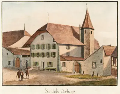 Schloss Arberg av Jakob Samuel Weibel