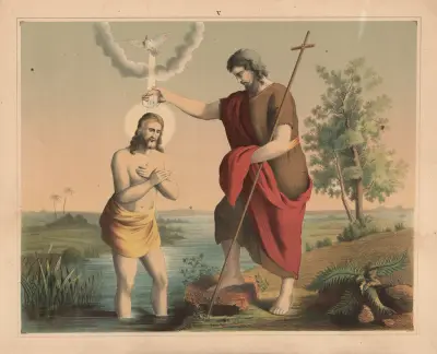 The Baptism of Jesus av Sandberg