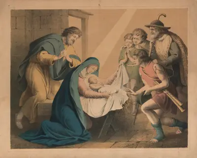 Narození Ježíše, 1875, Sandberg
