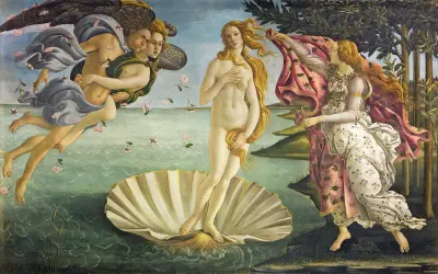 Venus födelse av Sandro Botticelli