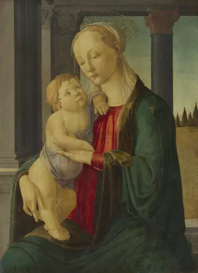 Madonna and Child av Sandro Botticelli