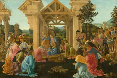 The Adoration Of The Magi av Sandro Botticelli