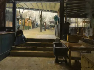 Laboratorium in La Galette von Santiago Rusiñol