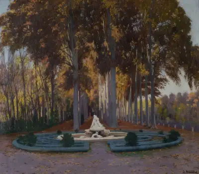 Herbstlich von Santiago Rusiñol
