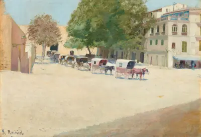 Paseo de Mallorca von Santiago Rusiñol