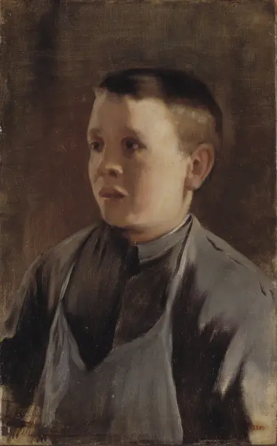 Portrait Of A Boy av Santiago Rusiñol