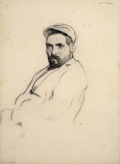 Bildnis eines Mannes, 1895 – Nr. 1 von Santiago Rusiñol