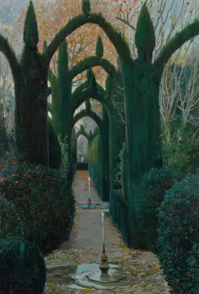 Die Gärten der Generalife, Granada – Nr. 2 von Santiago Rusiñol