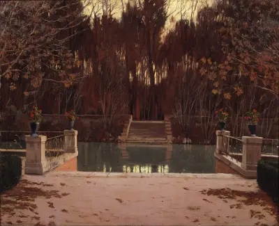 Die Landungsbrücke von Santiago Rusiñol