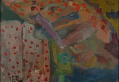 Composition with a Nude av Sasza Blonder
