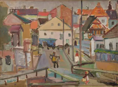 Water-Carrier at Krzemieniec av Sasza Blonder