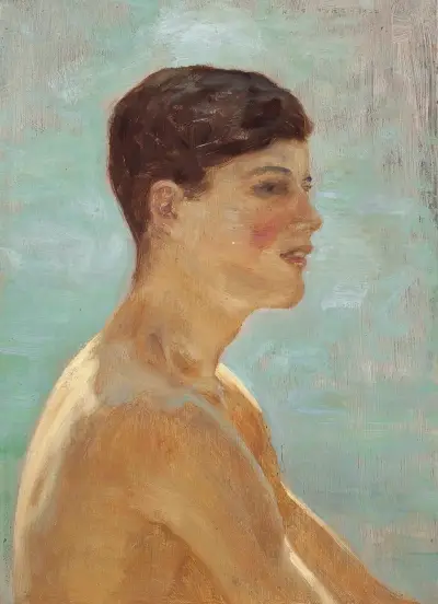 Profile of Donald Rolph av Henry Scott Tuke
