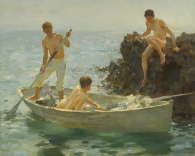 Badbukten av Henry Scott Tuke