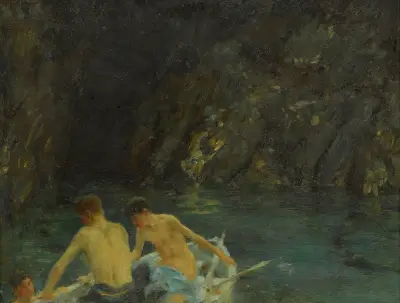 The Cavern av Henry Scott Tuke