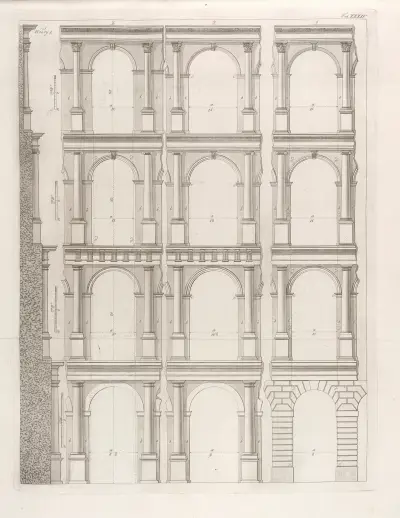 Architektura obeymuiaca wszelki gatunek murowania i budowania Pl.035 av Sebastian Sierakowski