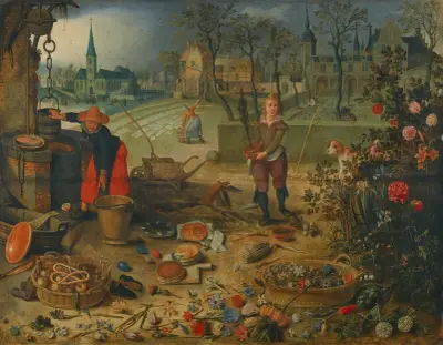 An Allegory Of Spring av Sebastian Vrancx