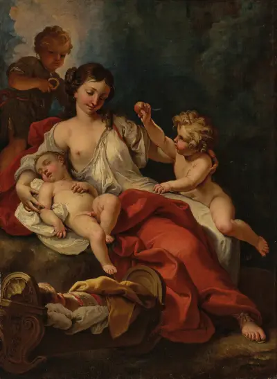 Allegorie der Nächstenliebe von Sebastiano Ricci