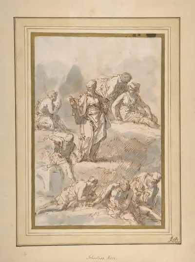 Figure Studies av Sebastiano Ricci