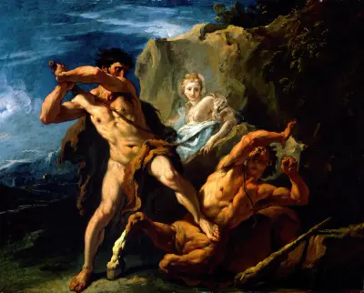 Herkules tötet den Kentauren Nessos von Sebastiano Ricci