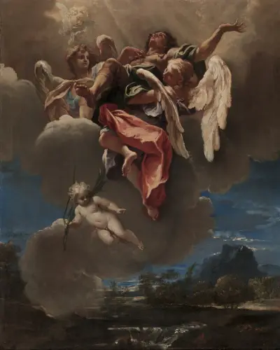 Study for ‘An Apotheosis of a Saint’ (for San Bernardino dei Morti, Milan) av Sebastiano Ricci