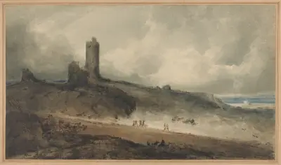 Aberystwyth Castle (1796 to 1806) av John Sell Cotman