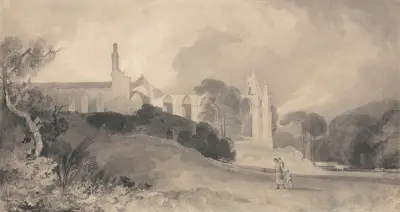 Bolton Priory, Yorkshire av John Sell Cotman