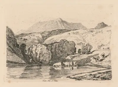 Cader Iris, North Wales av John Sell Cotman