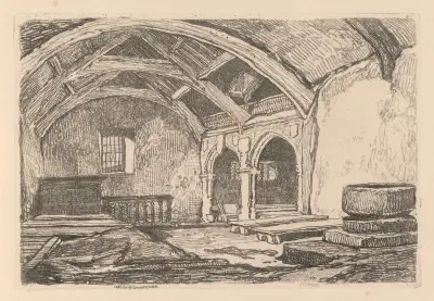 Capel Carrig, Caernarvonshire av John Sell Cotman