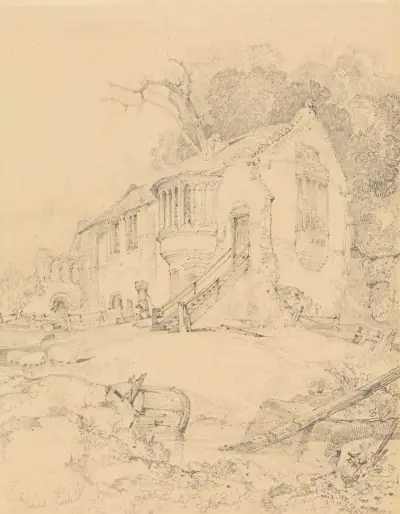 Castle Acre Priory, Norfolk av John Sell Cotman