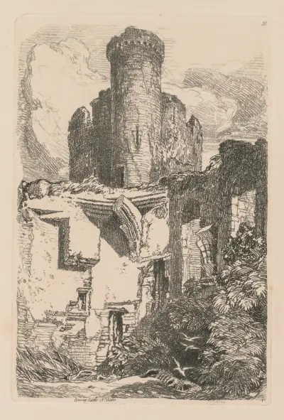 Zamek Conway, N. Wales, John Sell Cotman