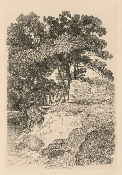 Duncomb Park, Yorkshire; No. 5 av John Sell Cotman