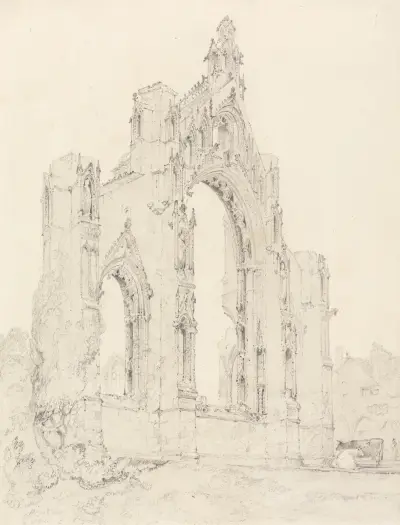 Östra änden av Howden kyrka, Yorkshire av John Sell Cotman