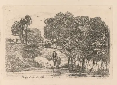 Felbrigg Heath, Norfolk av John Sell Cotman