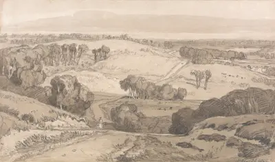 Holt Heath, near Norwich av John Sell Cotman
