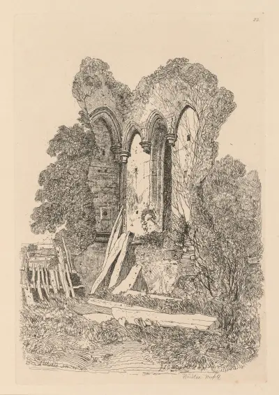 Ruinerna vid Beeston, Norfolk; nr 3 av John Sell Cotman