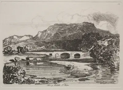 Tan y Beolch, North Wales av John Sell Cotman