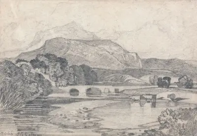 Tan-y-Bwlch, North Wales av John Sell Cotman