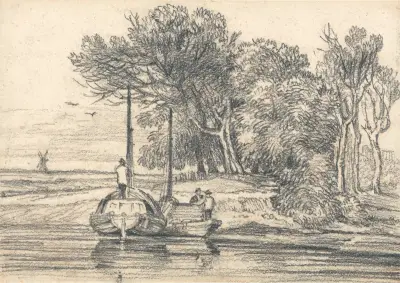 The Norfolk Broads av John Sell Cotman