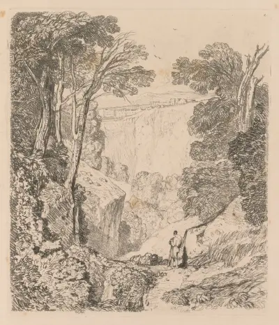 View of Clifton av John Sell Cotman